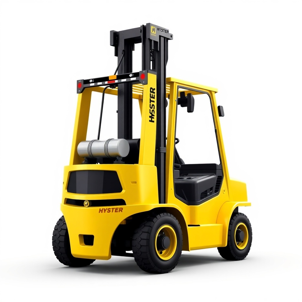 Hyster H50F’nin akü ve sigorta kutusunun açık görüntüsü